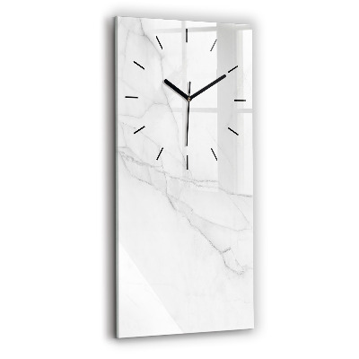 Horloge murale verticale Marbre décoratif