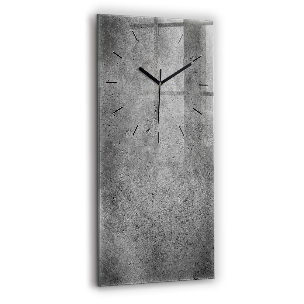 Horloge murale verticale Mur industriel