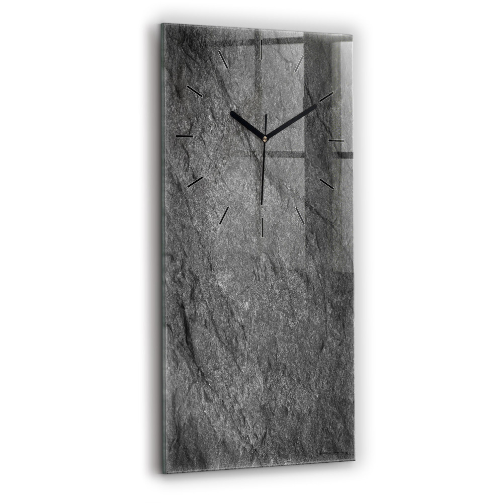 Horloge murale verticale Roche volcanique