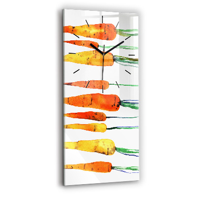 Horloge murale verticale Illustration de carottes