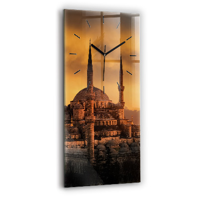 Horloge verticale en verre Mosquée d'Istanbul