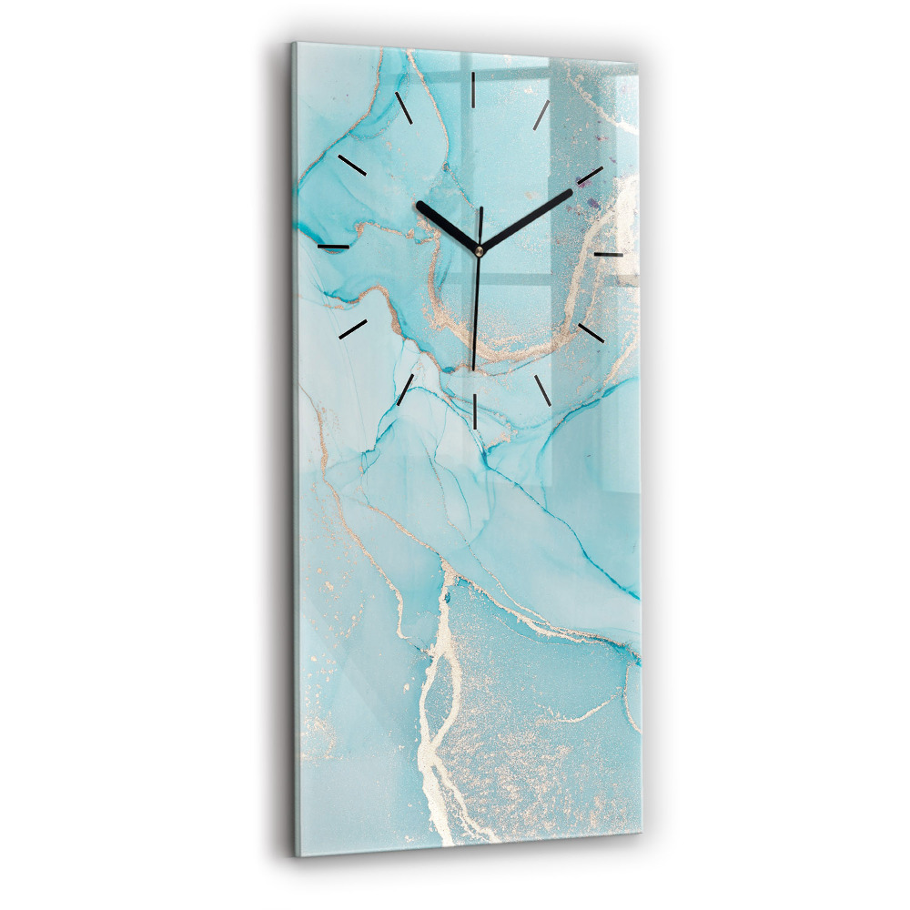 Horloge murale verticale Marbre décoratif