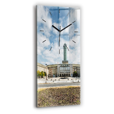 Horloge rectangulaire verticale Panorama d'Ostrava