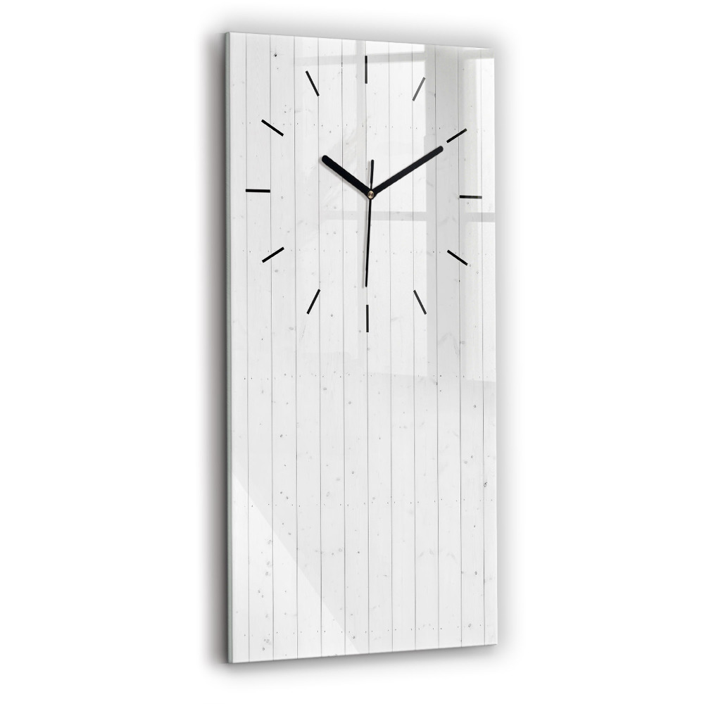 Horloge murale verticale Panneaux en bois
