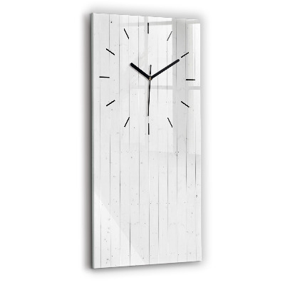 Horloge murale verticale Panneaux en bois