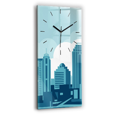 Horloge verticale en verre Architecture aux Etats-Unis