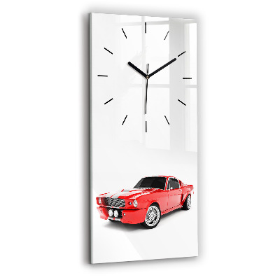 Horloge murale verticale Voiture de sport