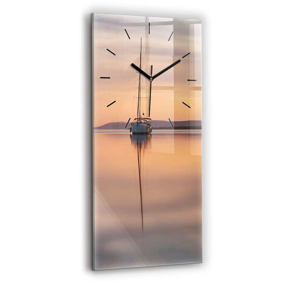 Horloge murale verticale Lac Balaton USA