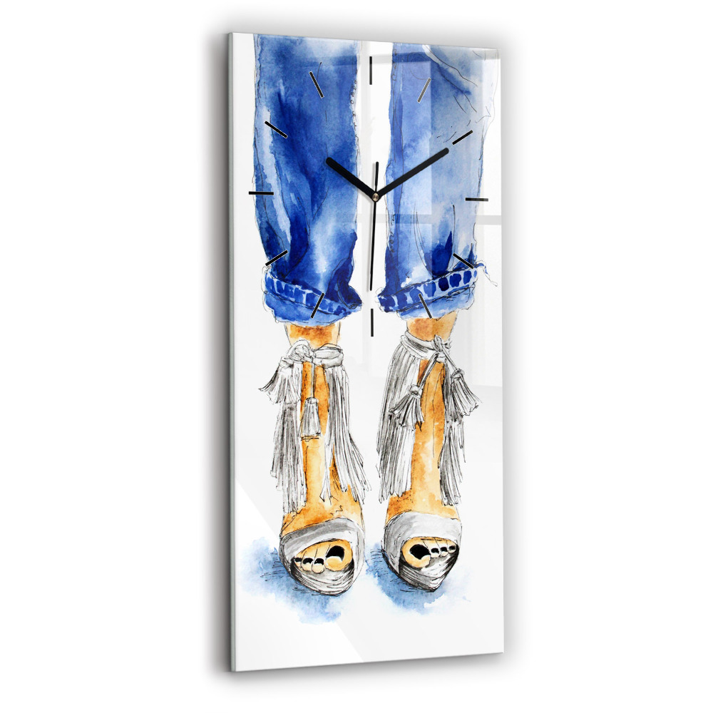 Horloge rectangulaire verticale Épingles pour femmes