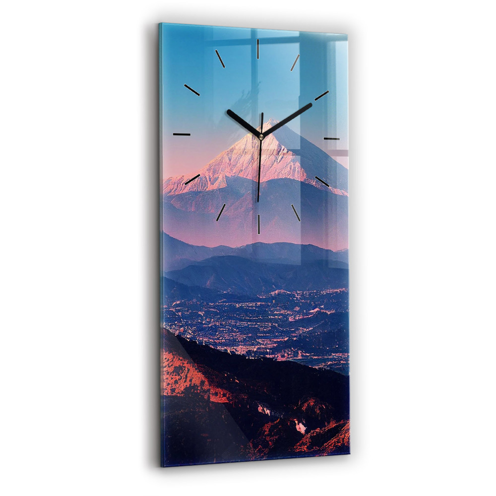 Horloge murale verticale Montagnes à San Antonio USA