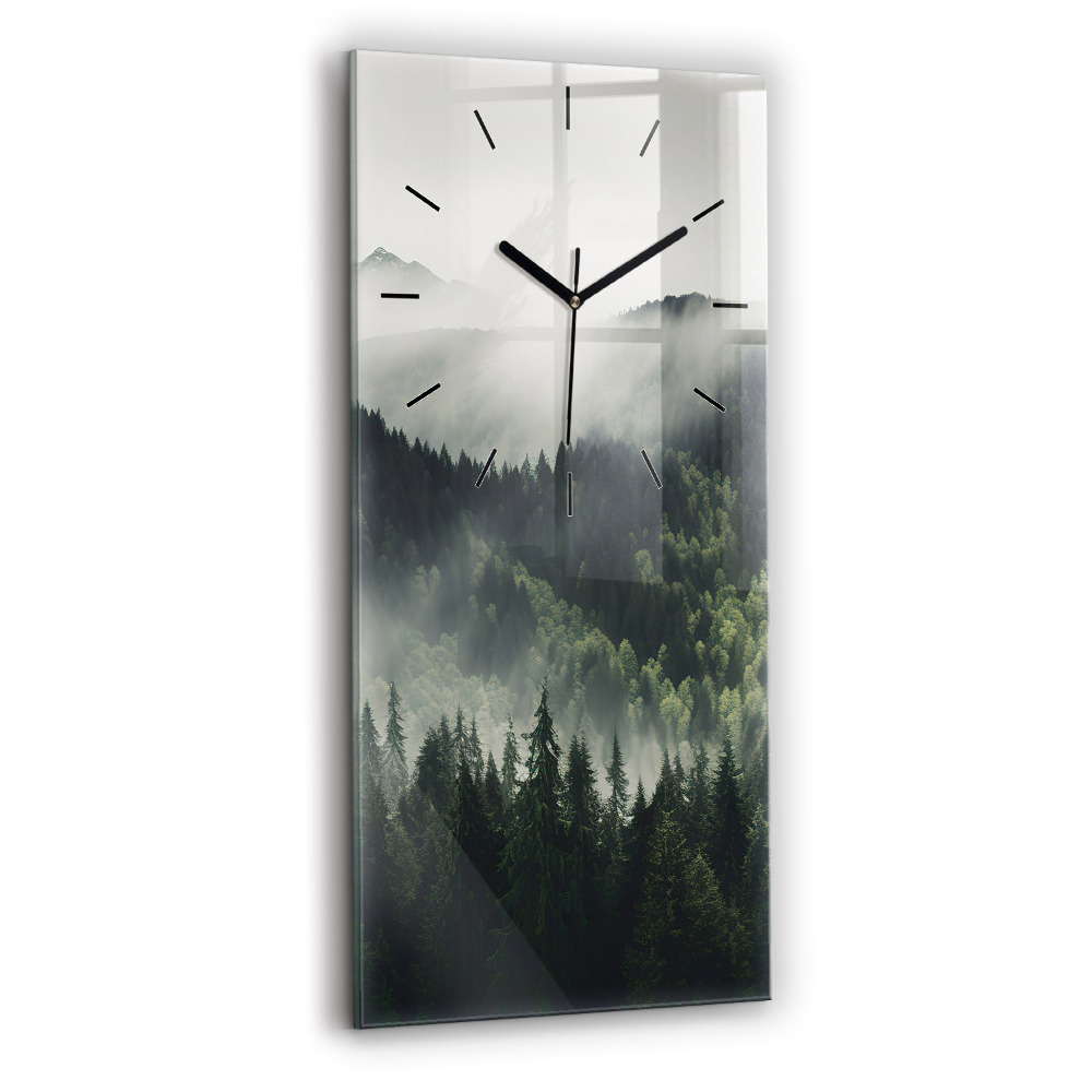 Horloge murale verticale Paysage de forêt