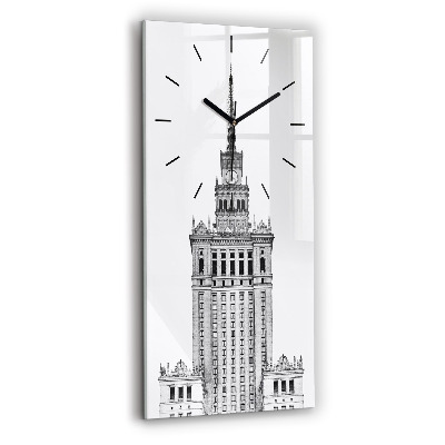 Horloge rectangulaire verticale Palais de la culture et de la science