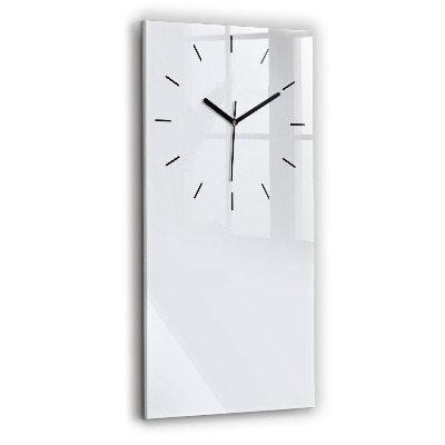 Horloge murale verticale Coloris blanc foncé