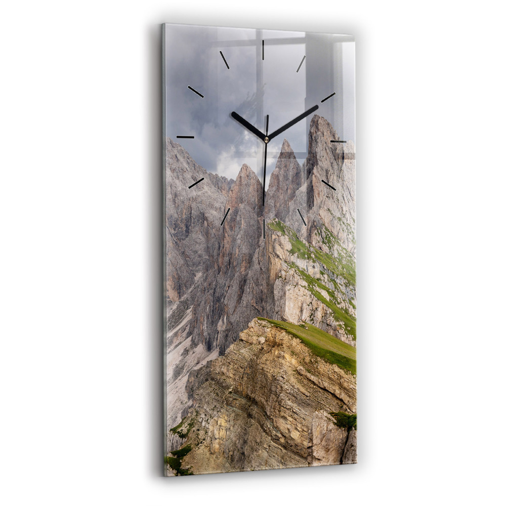 Horloge murale verticale Montagnes rocheuses
