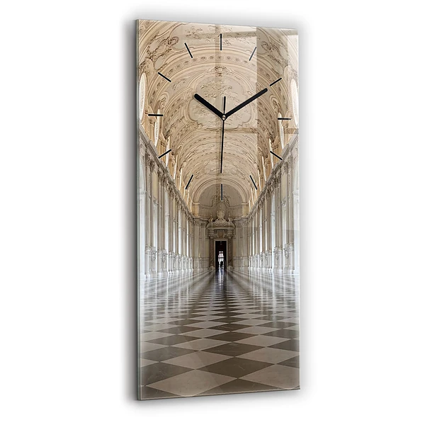 Horloge rectangulaire verticale Musée de la Veneria Reale