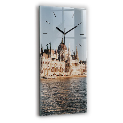 Horloge murale en verre rectangulaire Parlement à Budapest