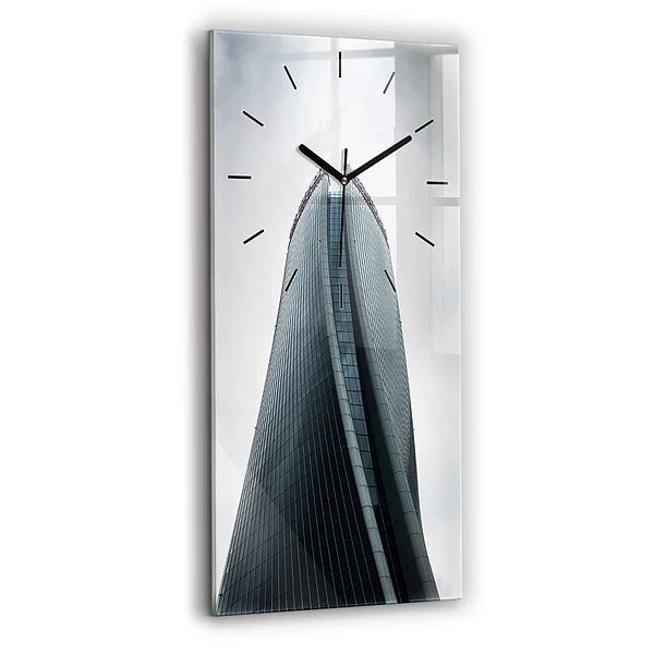 Horloge murale verticale Gratte-ciel de Milan