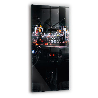 Horloge rectangulaire verticale Voiture à Tokyo