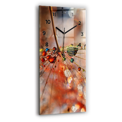 Horloge rectangulaire verticale Souffleur avec rosée