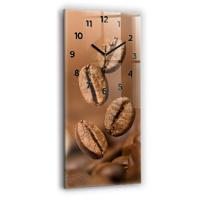 Horloge murale en verre rectangulaire Couleurs abstraites