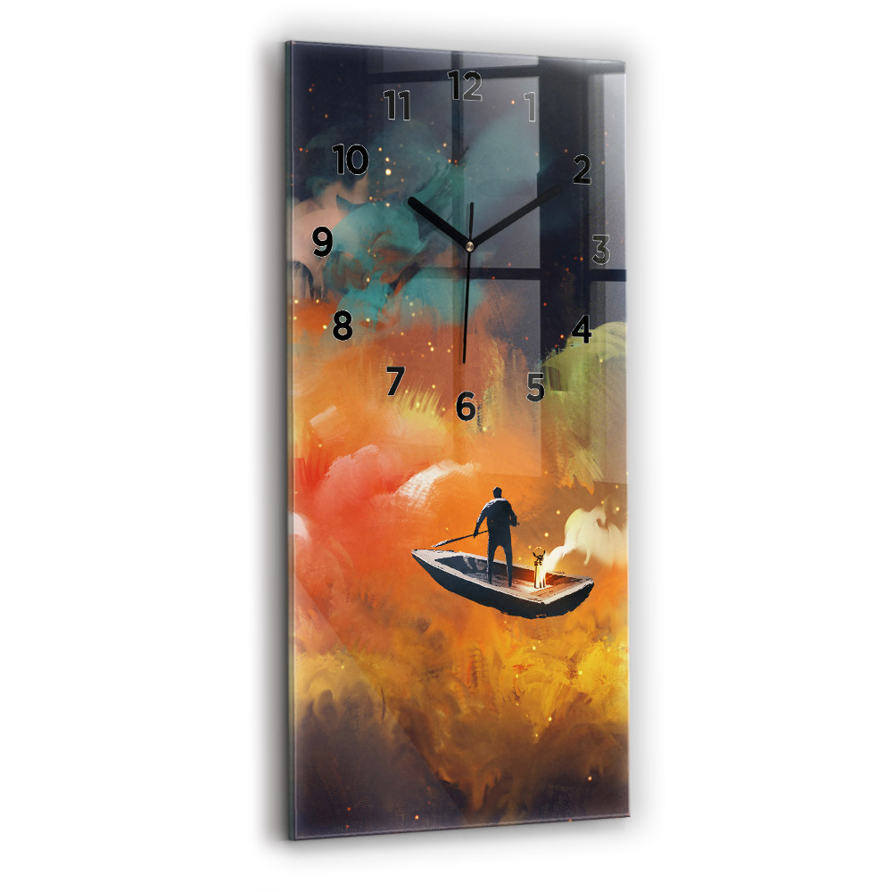 Horloge murale verticale Image abstraite