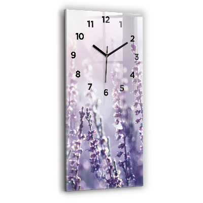 Horloge murale en verre rectangulaire Abstraction