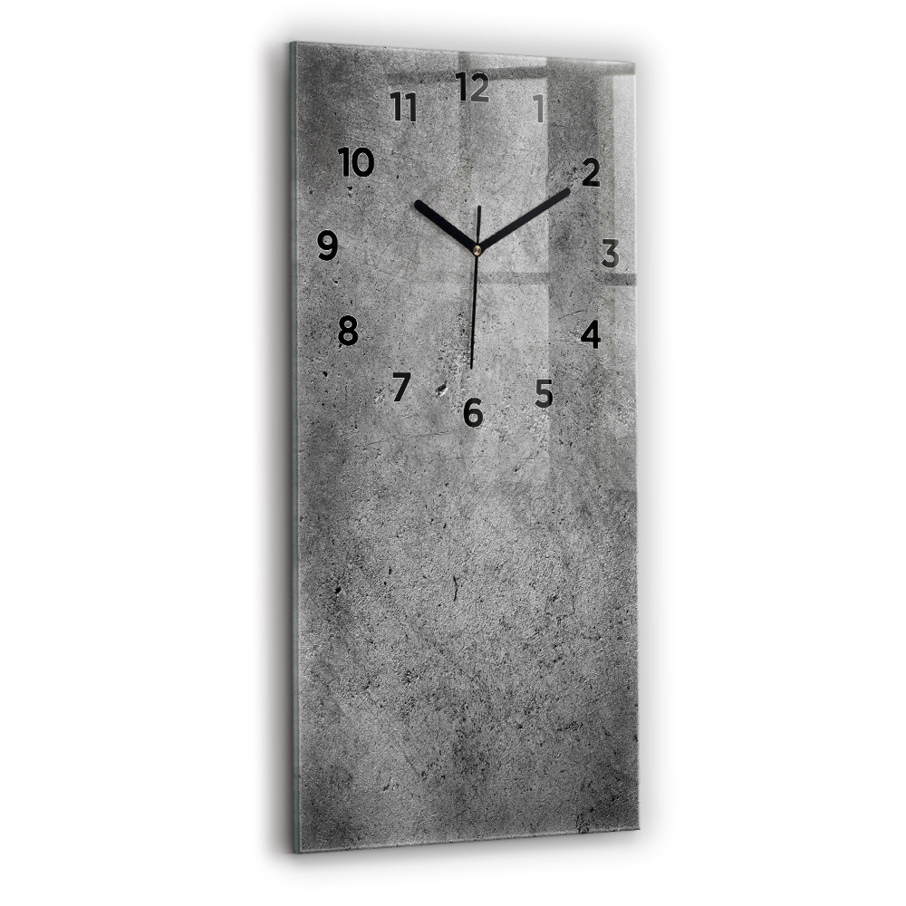 Horloge murale verticale Mur industriel