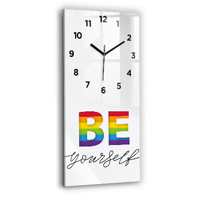 Horloge murale verticale Panneau 