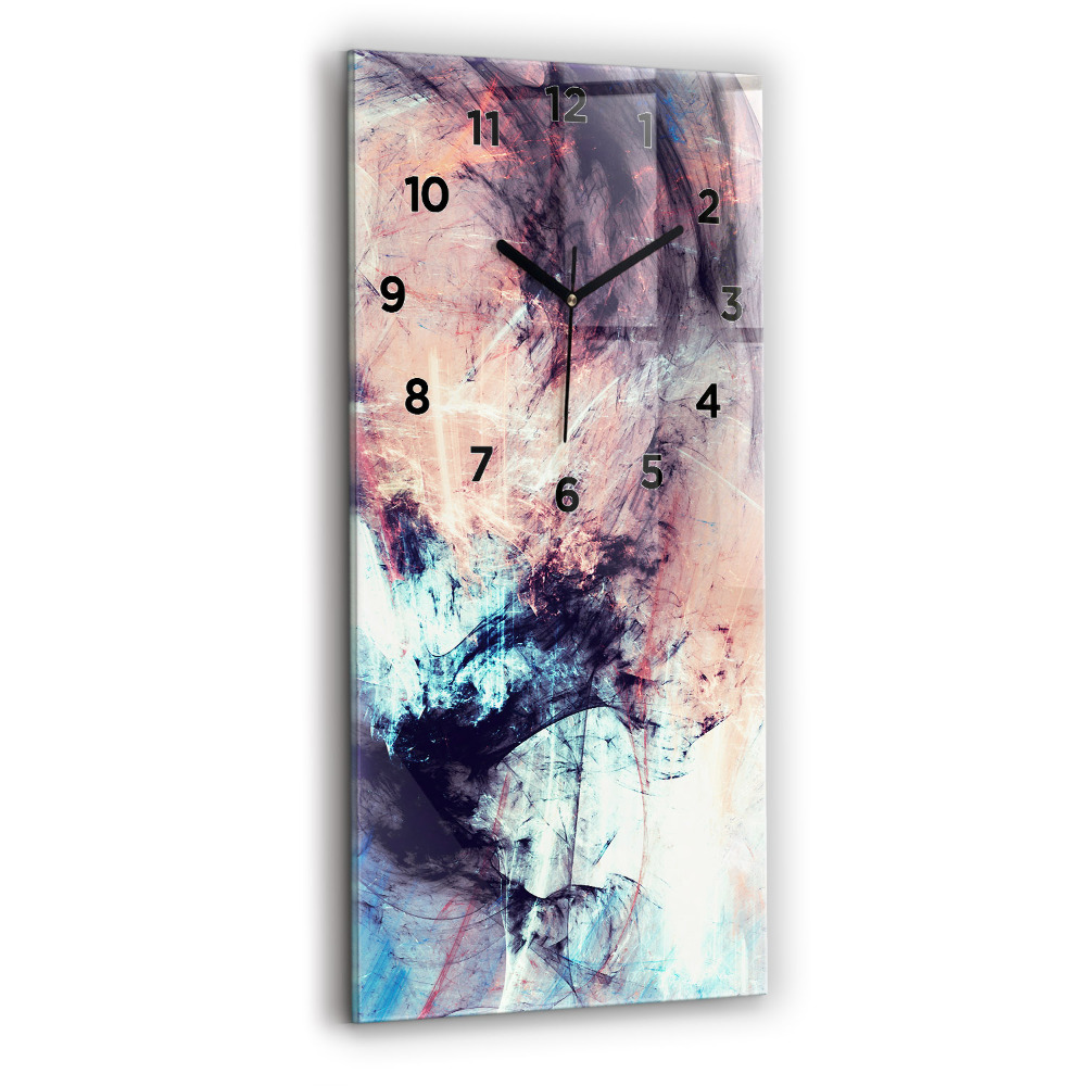 Horloge rectangulaire verticale Image abstraite