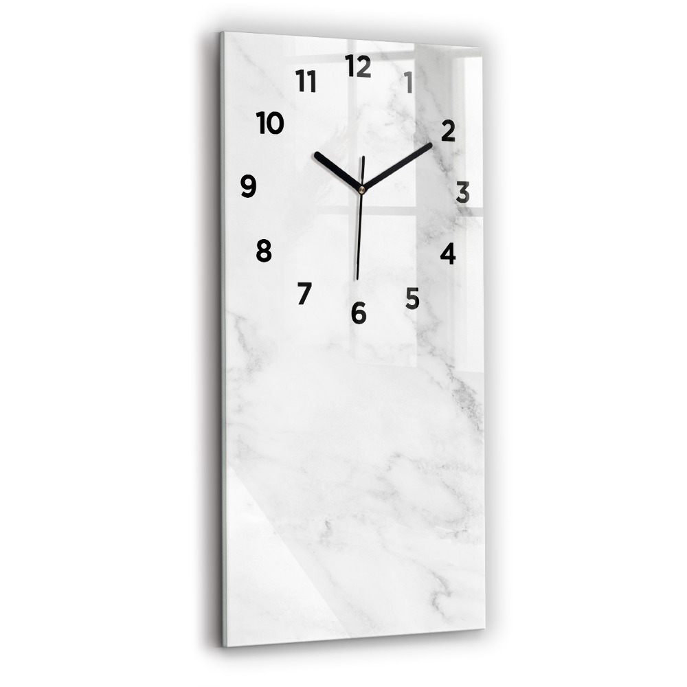 Horloge murale verticale Marbre élégant