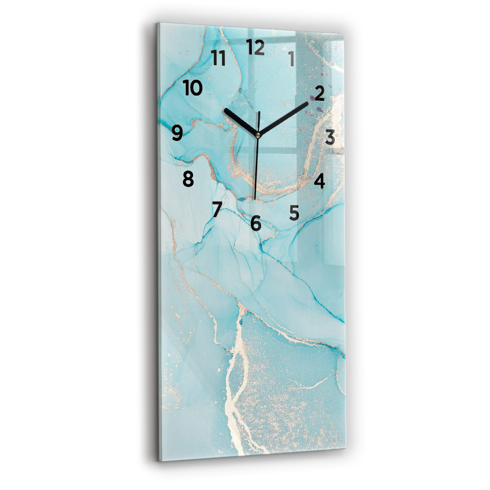 Horloge murale verticale Marbre décoratif
