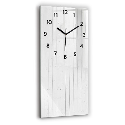 Horloge murale verticale Panneaux en bois