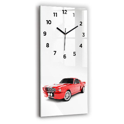 Horloge murale verticale Voiture de sport