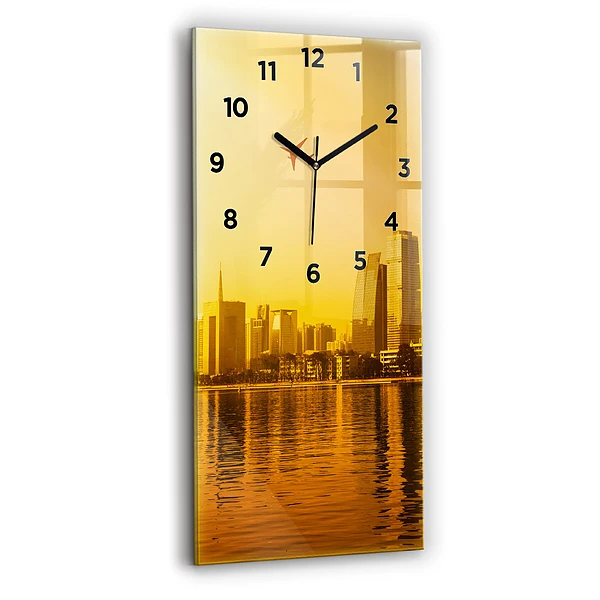 Horloge murale verticale Rivière Zhujiang, Chine