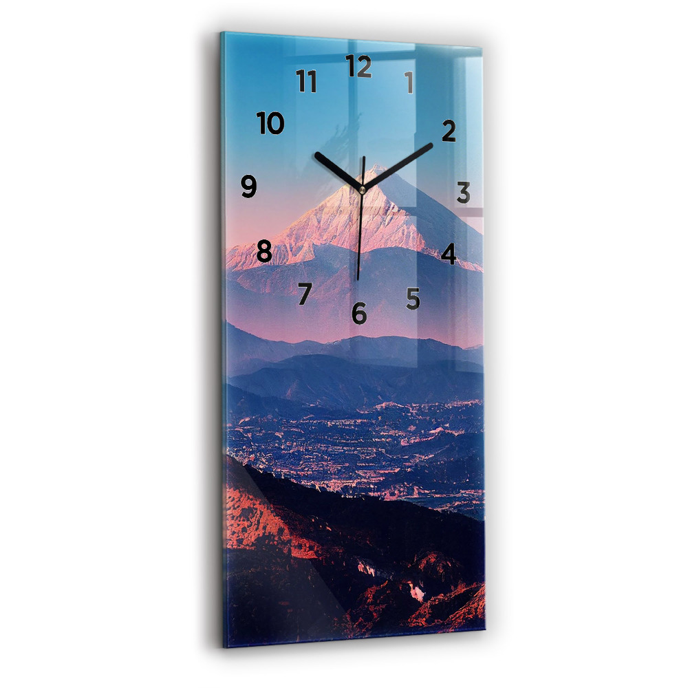 Horloge murale verticale Montagnes à San Antonio USA