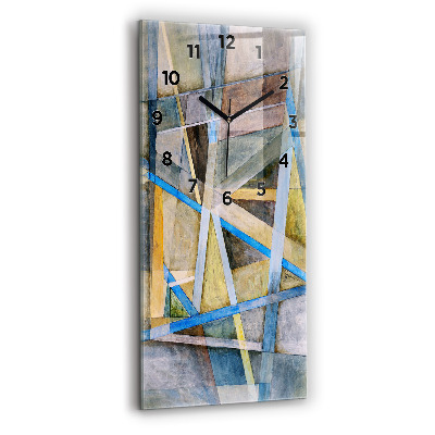 Horloge rectangulaire verticale Peinture impressionniste
