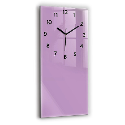 Horloge rectangulaire verticale Couleur lilas