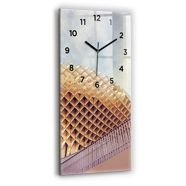 Horloge rectangulaire verticale Point de vue à Séville