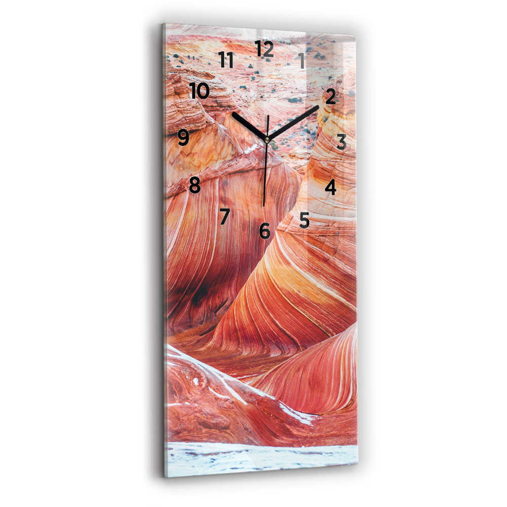 Horloge verticale en verre Grand Canyon pittoresque