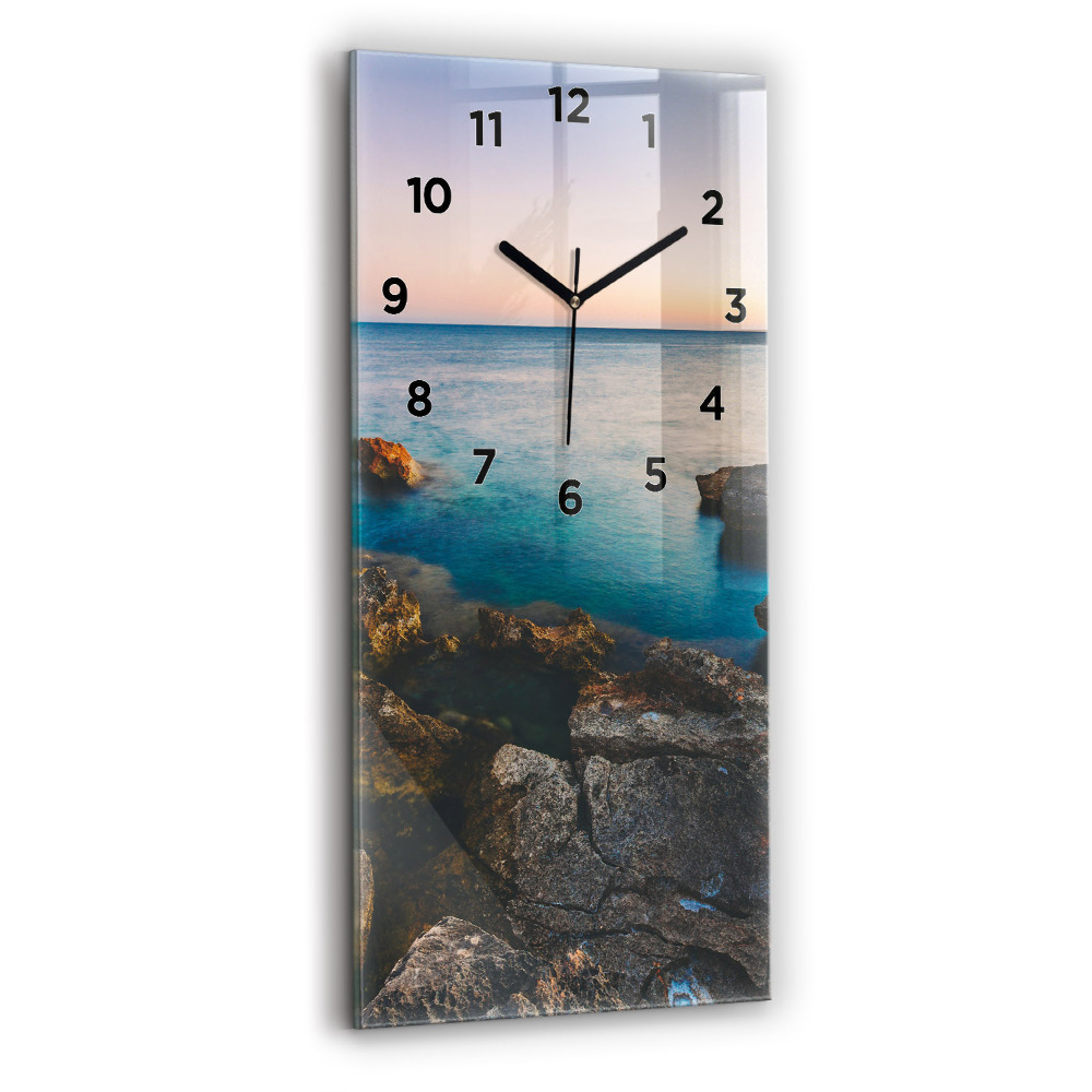 Horloge murale verticale Paysage marin