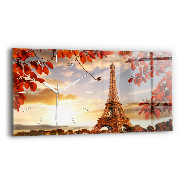 Horloge rectangulaire horizontale Tour Eiffel