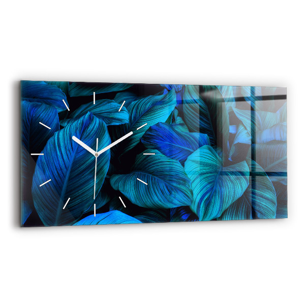 Horloge rectangulaire horizontale Nature tropicale