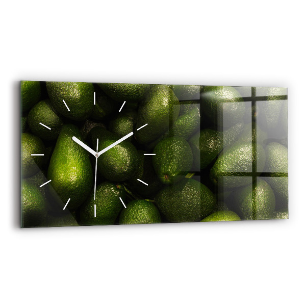 Horloge rectangulaire horizontale Avocat