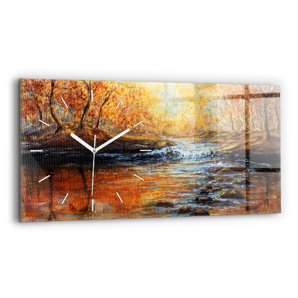 Horloge rectangulaire horizontale Beaux-arts