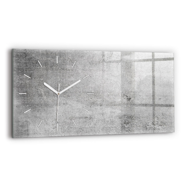 Horloge rectangulaire horizontale Mur brut