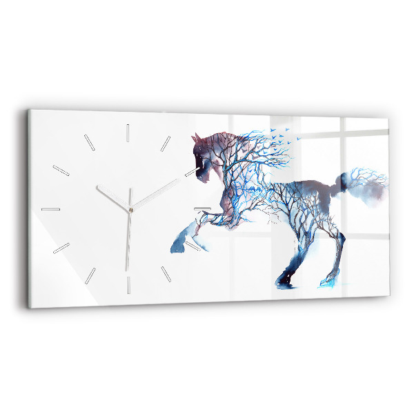 Horloge rectangulaire horizontale Altruisme dans la nature animale