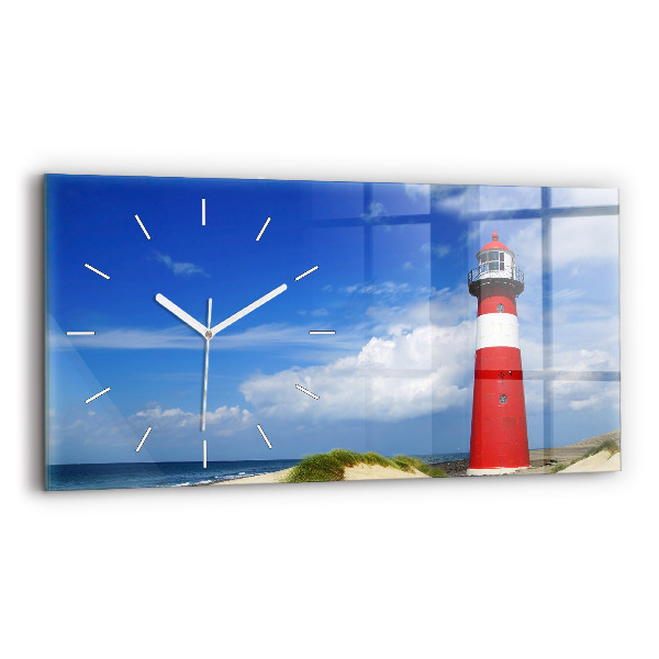 Horloge murale horizontale Phare