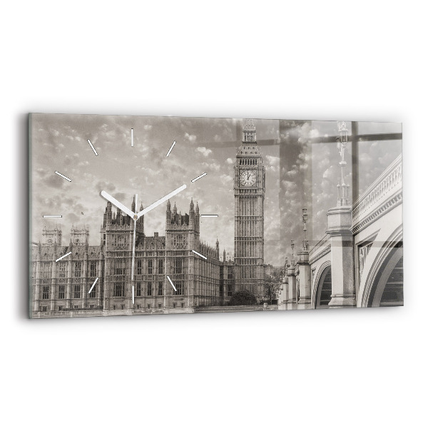 Horloge horizontale en verre Londres Angleterre Big Ben