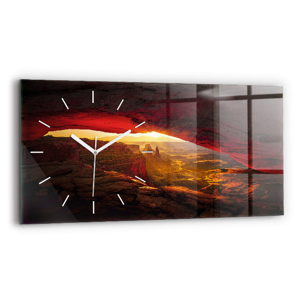 Horloge murale horizontale Grand Canyon Arizona