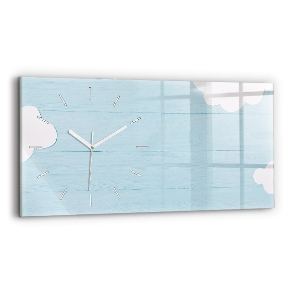 Horloge murale horizontale Tableau pour enfants